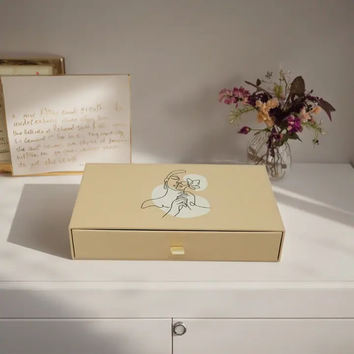 Beige Jewelry Drawer Packaging Box – view 5