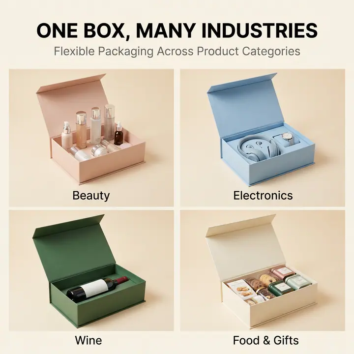 Cosmetic Collapsible Boxes Foldable Paper Gift Box – view 6