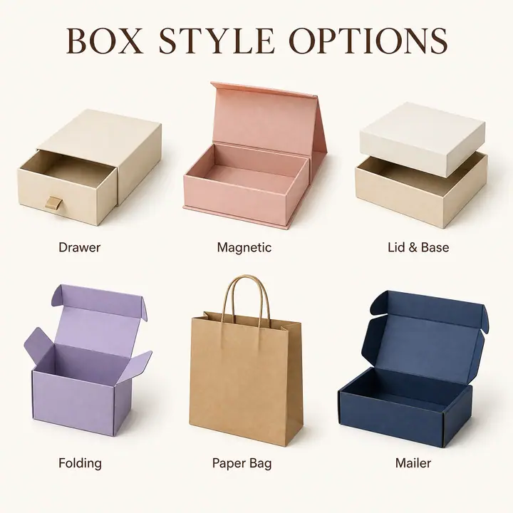 Cardboard Silk Satin Lined Women Handbags Purses Packaging – view 4