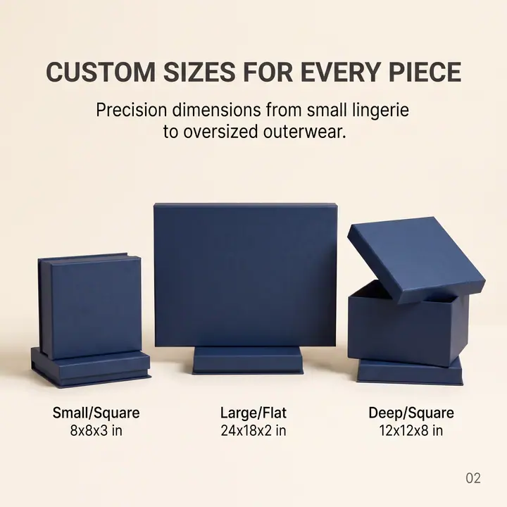 Childrens Clothing Collapsible Paper Box Magnetic Lid Gift – view 3