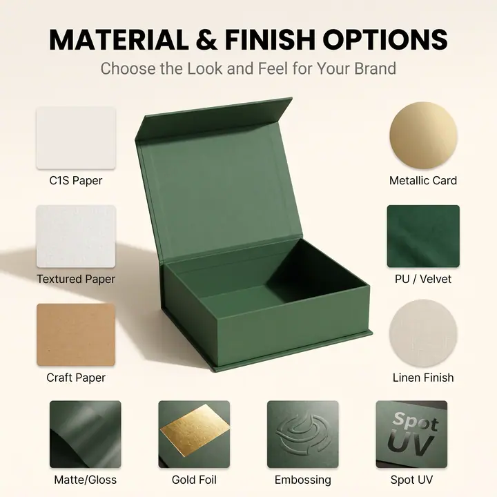 Cosmetic Collapsible Boxes Portable Flat Folding Paper Packaging – view 2