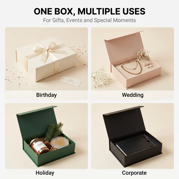 Eco Recyclable Cosmetic Collapsible Boxes – view 6
