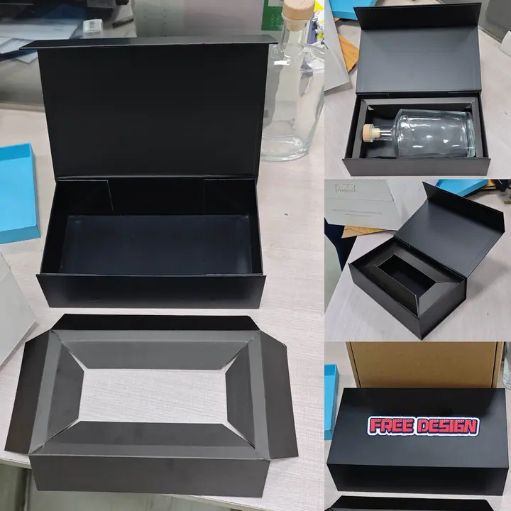 Collapsible Rigid Wine Bottle Box – view 3