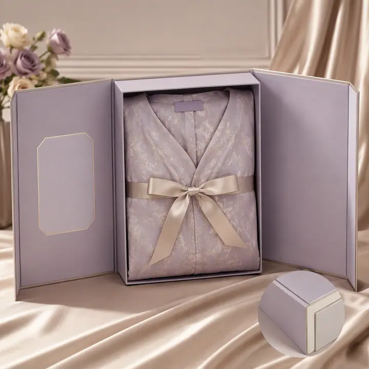 Foldable Rigid Paper Box Matt Lamination Embossing