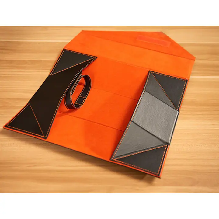 Black Wine Bottle Gift Box Recycled Cardboard – view 6