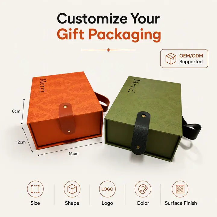 Magnetic Closure Rigid Gift Box – view 2