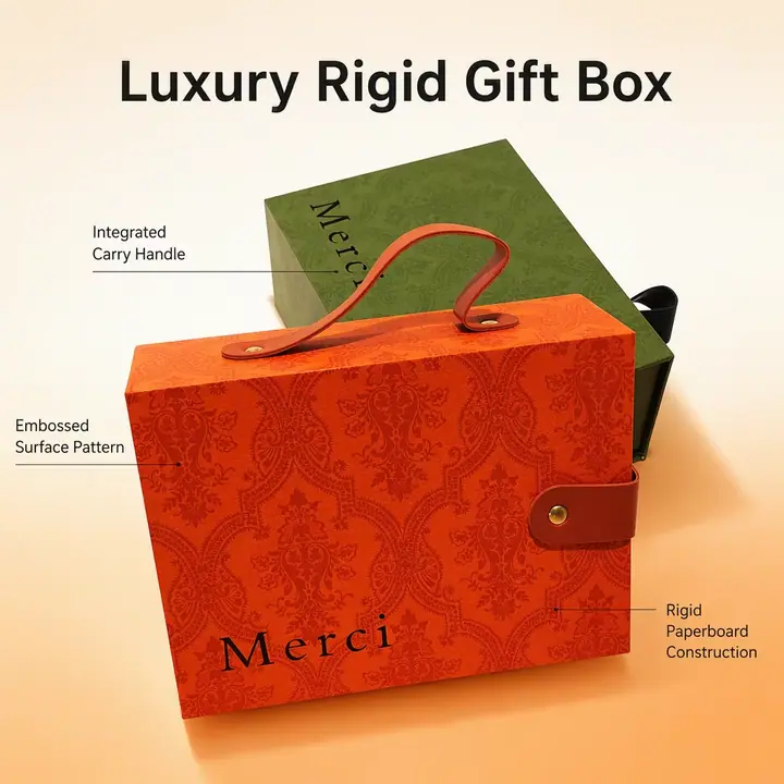 Magnetic Closure Rigid Gift Box – view 4