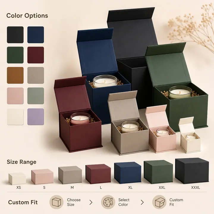 Magnetic Cosmetic Gift Paper Box – view 4