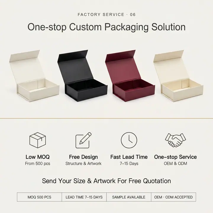 Magnetic High-End Makeup Brush Paper Box – view 5