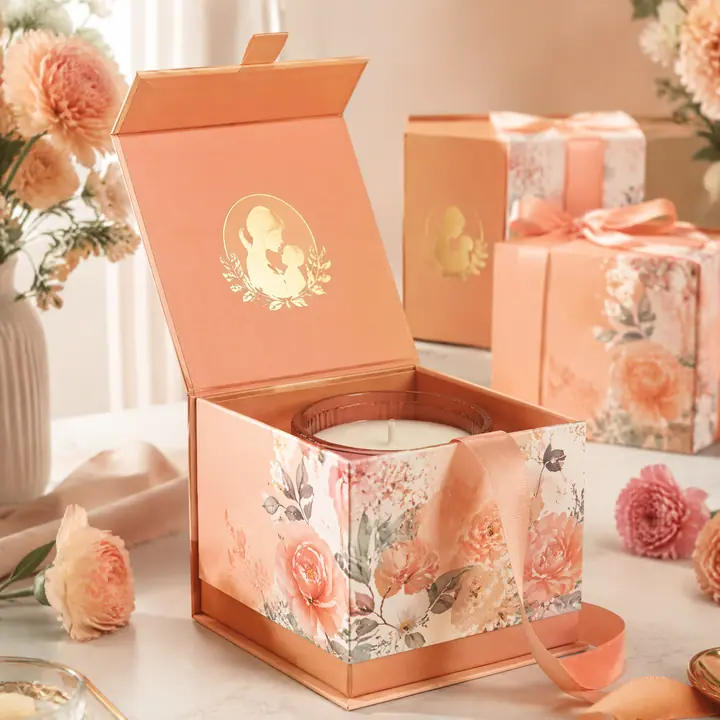 Peach Mother's Day Candle Gift Box – view 2