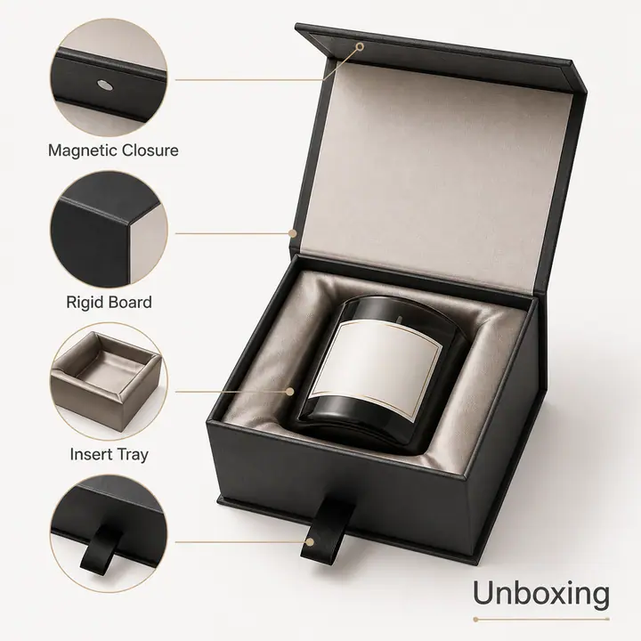 Magnetic Paper Box Compartments – view 3