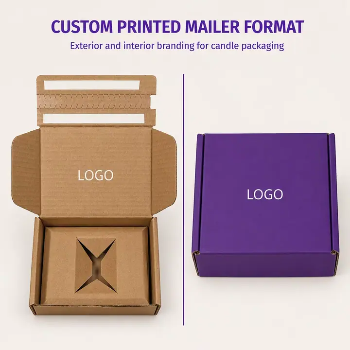 Recycled Kraft Corrugated Board Mailer Box Small Industrial – view 2