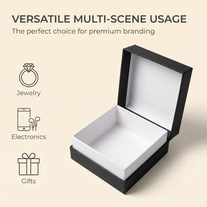Silver Logo Lid Base Paperboard Chocolate Box Plastic – view 5