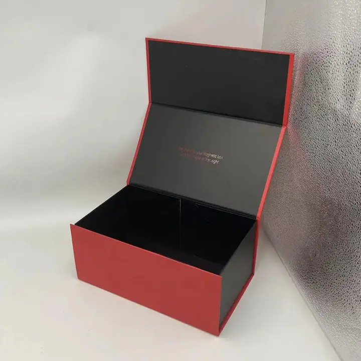Small Folding Magnet Cosmetic Gift Boxes Rigid Box – view 2