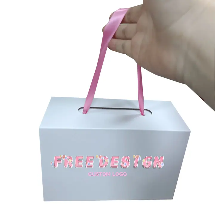 White Foldable Magnetic Rigid Box Cosmetic Skin Care