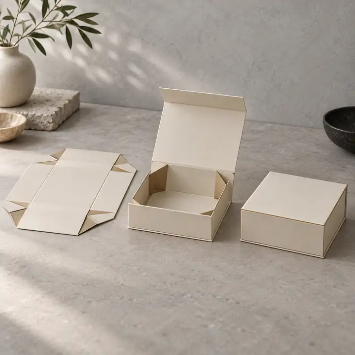 Collapsible gift boxes