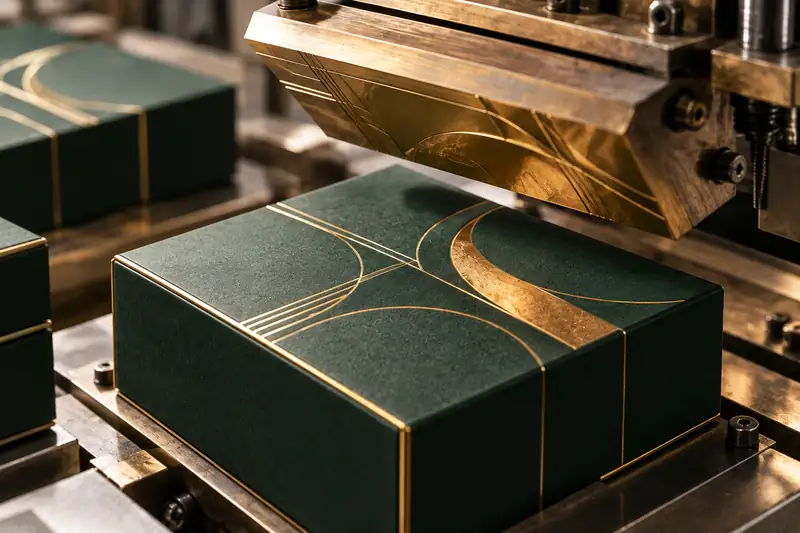 Hot foil stamping